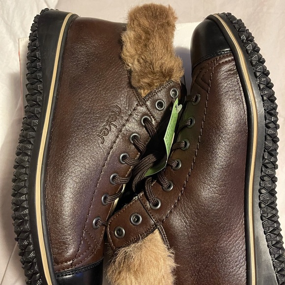 Rieker leather fur-lined short boots CORDULA - Picture 15 of 16